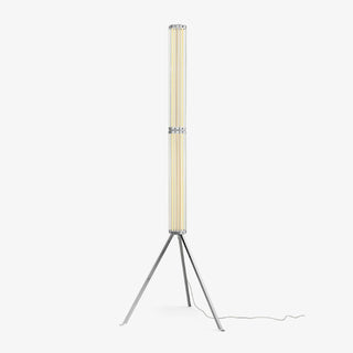 Hexagonal Glass Floor Lamp-Neutral Decor
