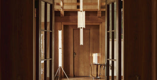 Hexagonal Glass Pendant Lamp-Neutral Decor