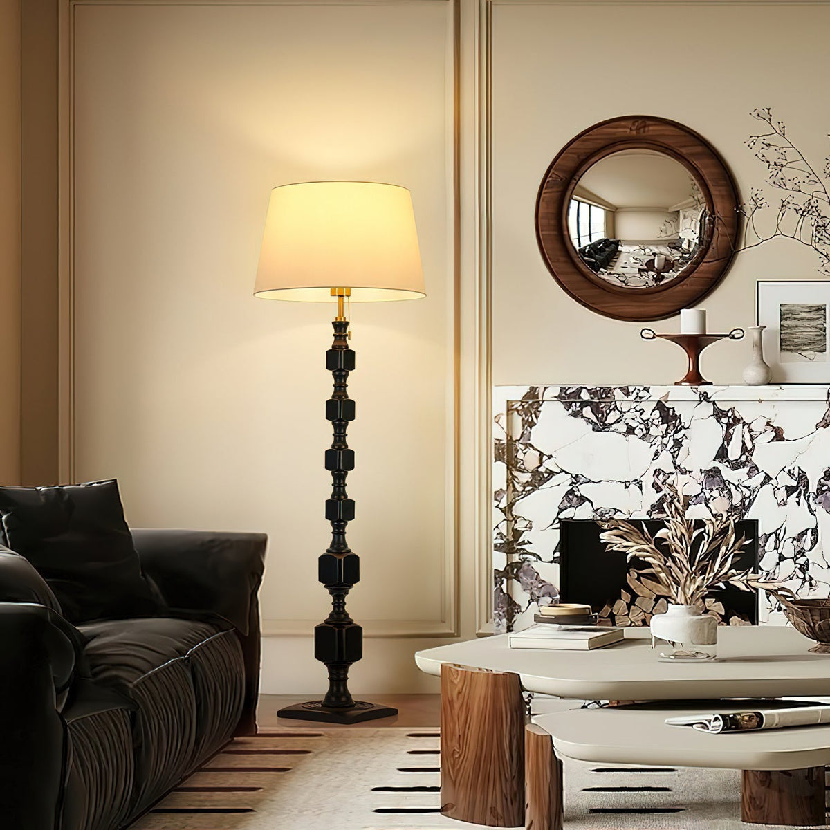 Sylarelle Lampadaire en Bois