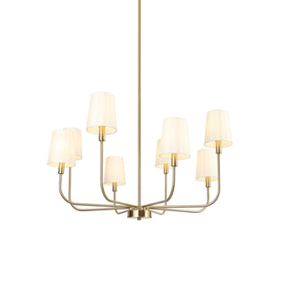 Nysilan Lustre Vintage Industriel Laiton Tissu