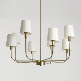 Nysilan Lustre Vintage Industriel Laiton Tissu