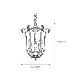 Caloren Suspension Créativité Individuelle Laiton Métal