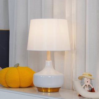 Lennon Minimalist Resin Table Lamp-Neutral Decor