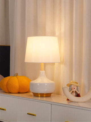 Lennon Minimalist Resin Table Lamp-Neutral Decor