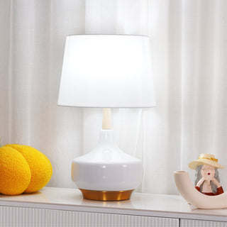 Lennon Minimalist Resin Table Lamp-Neutral Decor