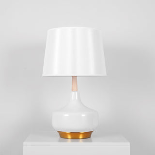 Lennon Minimalist Resin Table Lamp-Neutral Decor