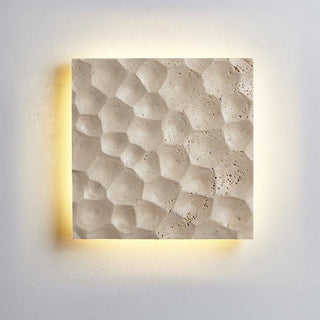 Hive Hexagonal Texture Sconce-Neutral Decor
