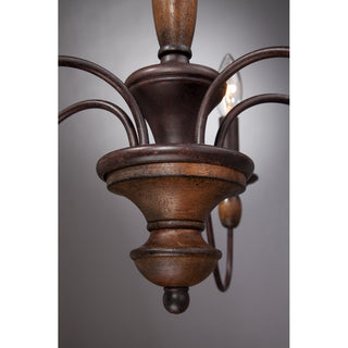 Cutheus Lustre Vintage Industriel Bois Métal