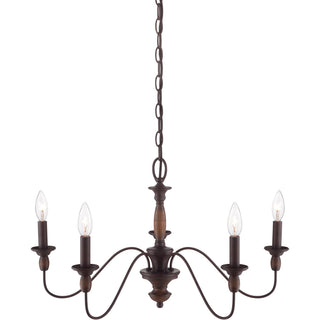 Cutheus Lustre Vintage Industriel Bois Métal