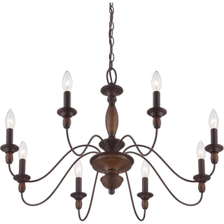 Cutheus Lustre Vintage Industriel Bois Métal