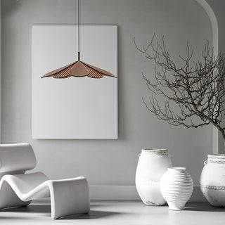 Zevarus Nordic Art Wabi-Sabi Bois Suspension Lumière