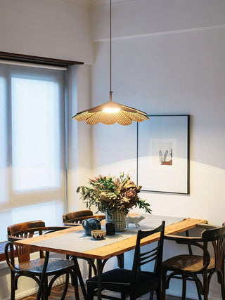 Zevarus Nordic Art Wabi-Sabi Bois Suspension Lumière
