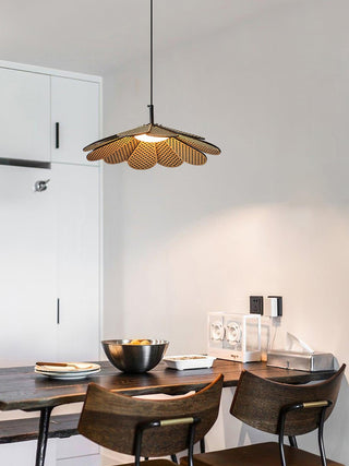 Zevarus Nordic Art Wabi-Sabi Bois Suspension Lumière