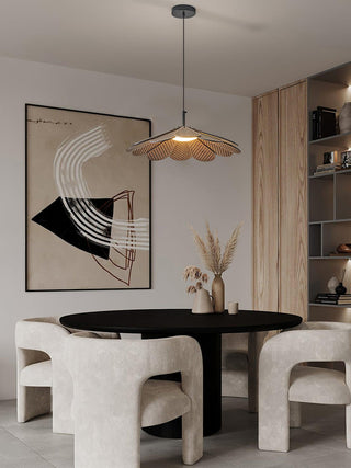 Zevarus Nordic Art Wabi-Sabi Bois Suspension Lumière