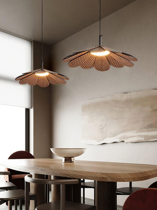 Zevarus Nordic Art Wabi-Sabi Bois Suspension Lumière