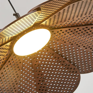 Zevarus Nordic Art Wabi-Sabi Bois Suspension Lumière