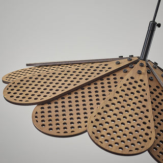 Zevarus Nordic Art Wabi-Sabi Bois Suspension Lumière