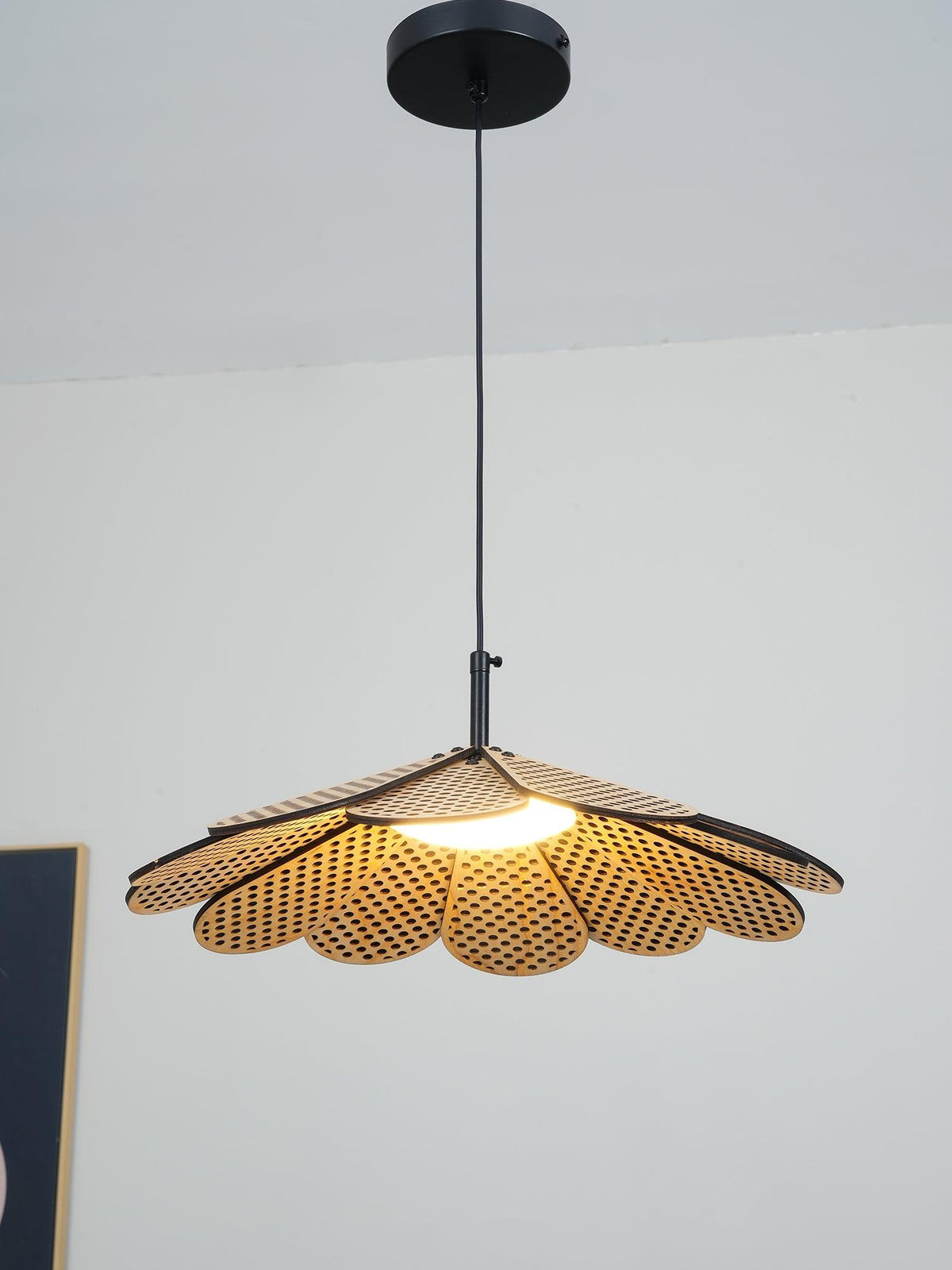 Zevarus Nordic Art Wabi-Sabi Bois Suspension Lumière