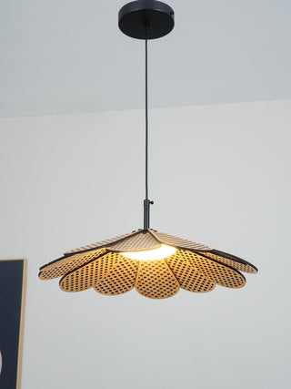 Zevarus Nordic Art Wabi-Sabi Bois Suspension Lumière