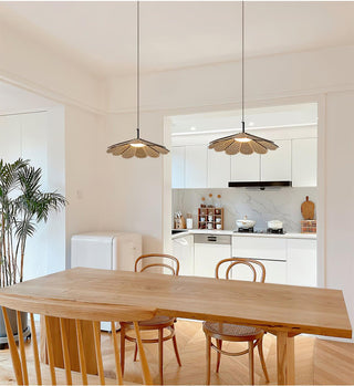 Zevarus Nordic Art Wabi-Sabi Bois Suspension Lumière