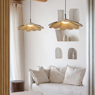 Zevarus Nordic Art Wabi-Sabi Bois Suspension Lumière