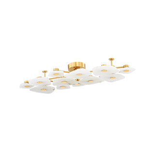 Cothaiel Lampe de Plafond en Métal et Albâtre à Créativité Individuelle
