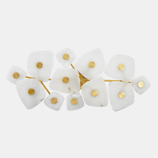 Cothaiel Lampe de Plafond en Métal et Albâtre à Créativité Individuelle