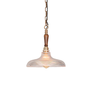 Zomiror Suspension en Verre et Laiton Holophane Minimaliste Moderne