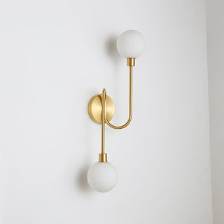 Holten Applique Murale en Verre et Laiton Armé Minimaliste Moderne
