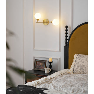 Holten Applique Murale en Verre et Laiton Armé Minimaliste Moderne