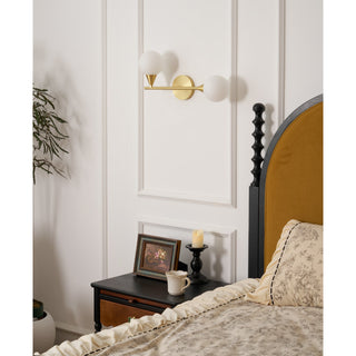 Holten Applique Murale en Verre et Laiton Armé Minimaliste Moderne