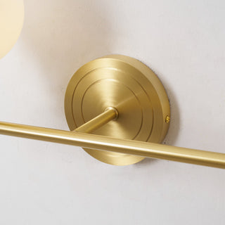 Holten Applique Murale en Verre et Laiton Armé Minimaliste Moderne