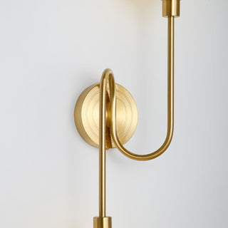 Holten Applique Murale en Verre et Laiton Armé Minimaliste Moderne