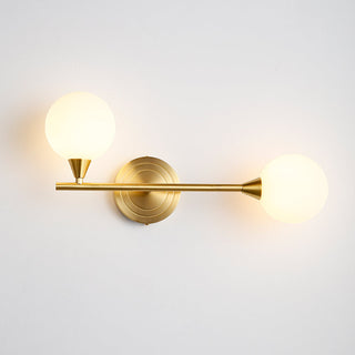 Holten Applique Murale en Verre et Laiton Armé Minimaliste Moderne