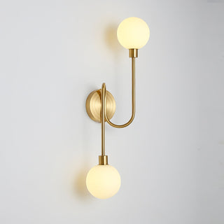 Holten Applique Murale en Verre et Laiton Armé Minimaliste Moderne