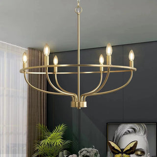 Myphaos Lustre en Métal de Laiton Industriel Vintage pour la Maison