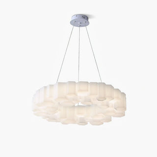 Lustra Lustre Rayon de Miel Polycarbonate Blanc Brillant