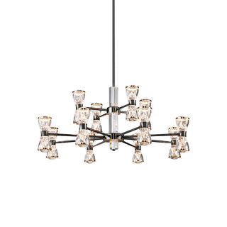 Orvelion Lustre de Luxe Postmoderne en Acrylique et Métal LED en Forme de Nid d'Abeille