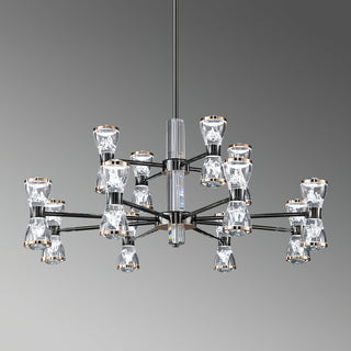 Orvelion Lustre de Luxe Postmoderne en Acrylique et Métal LED en Forme de Nid d'Abeille