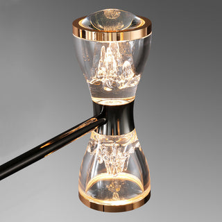 Orvelion Lustre de Luxe Postmoderne en Acrylique et Métal LED en Forme de Nid d'Abeille