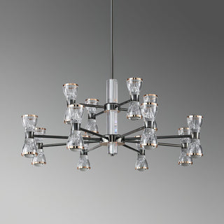Orvelion Lustre de Luxe Postmoderne en Acrylique et Métal LED en Forme de Nid d'Abeille