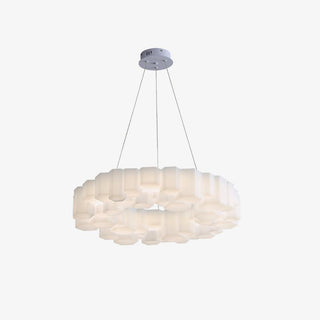 Lustra Lustre Rayon de Miel Polycarbonate Blanc Brillant
