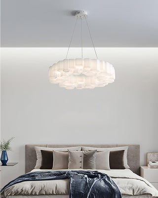 Lustra Lustre Rayon de Miel Polycarbonate Blanc Brillant