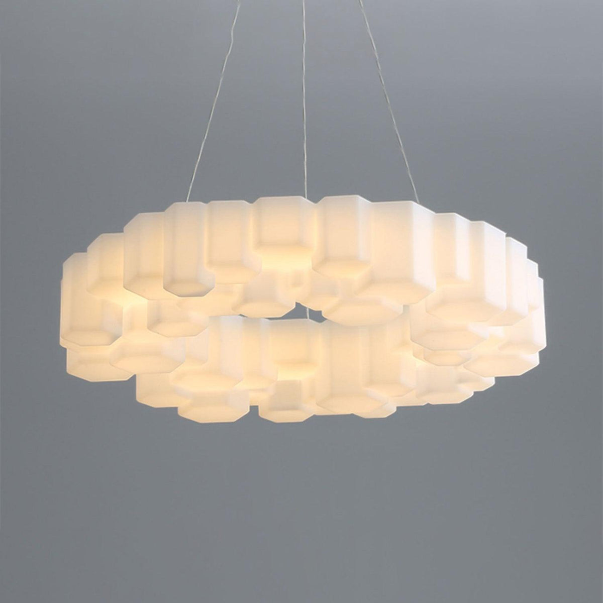 Kireva Lustre Rayon de Miel Polycarbonate Blanc Brillant
