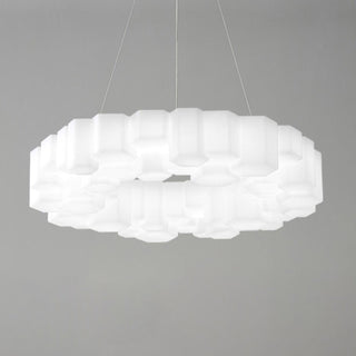 Lustra Lustre Rayon de Miel Polycarbonate Blanc Brillant