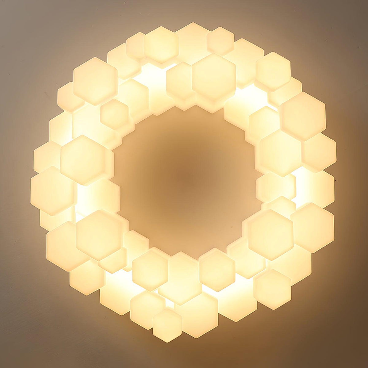 Kireva Lustre Rayon de Miel Polycarbonate Blanc Brillant