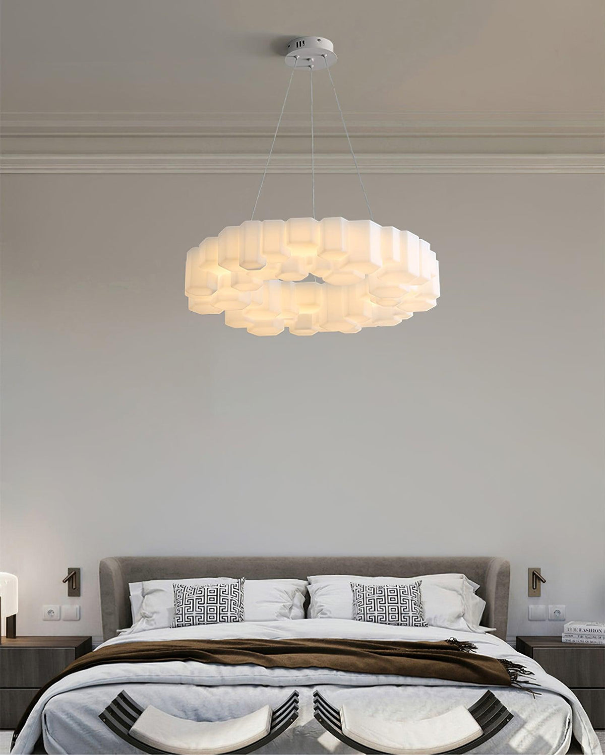 Kireva Lustre Rayon de Miel Polycarbonate Blanc Brillant