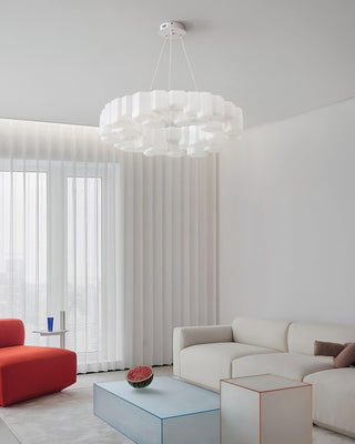 Lustra Lustre Rayon de Miel Polycarbonate Blanc Brillant