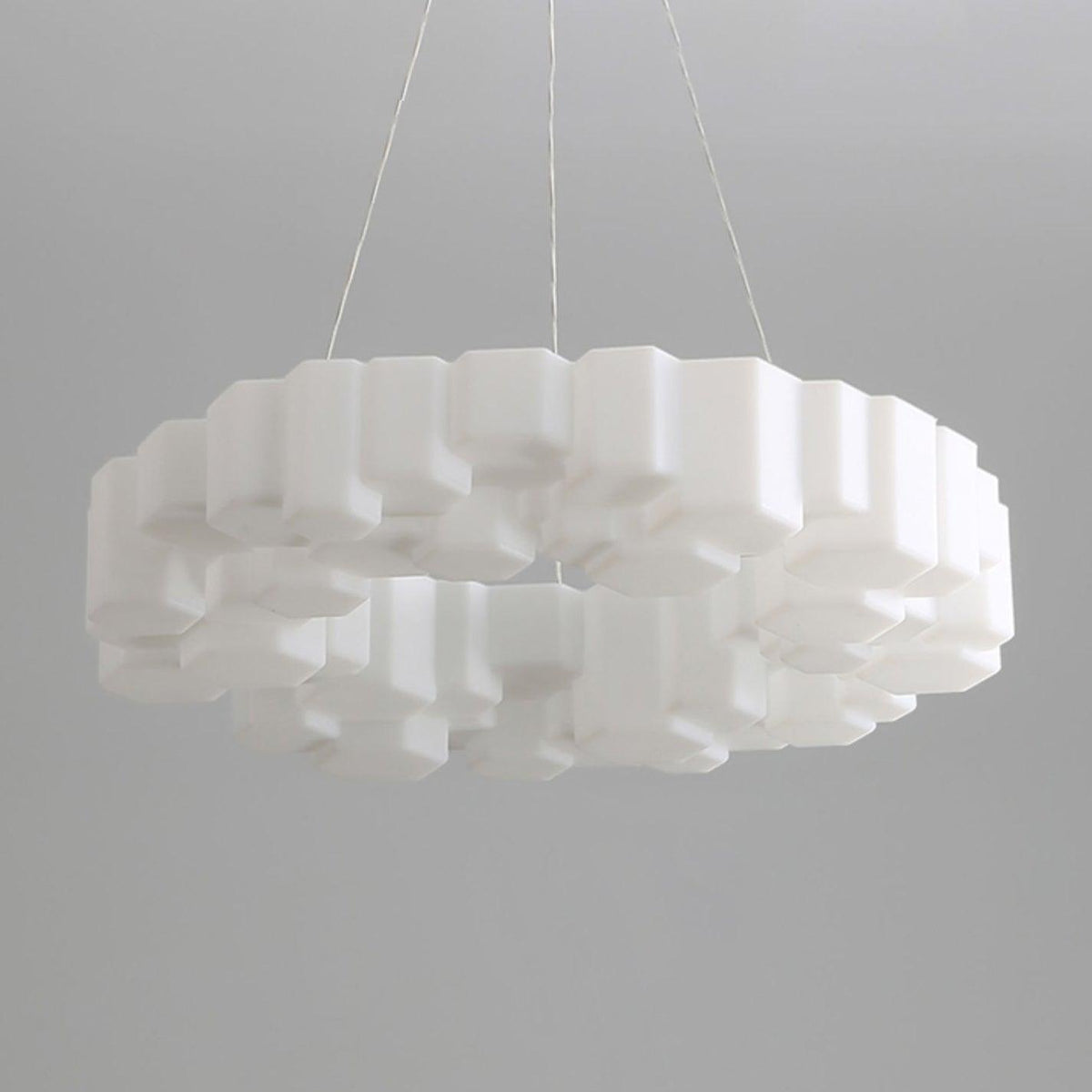 Kireva Lustre Rayon de Miel Polycarbonate Blanc Brillant