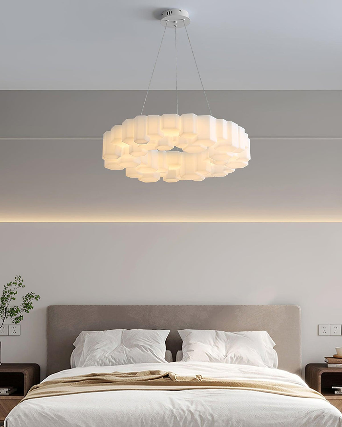 Kireva Lustre Rayon de Miel Polycarbonate Blanc Brillant